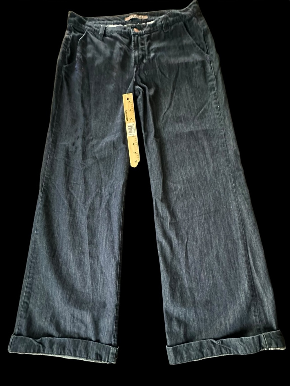 The LIMITED Authentic Women’s Wide Leg Flare Jens Dark Blue SZ 12 WORN 2X